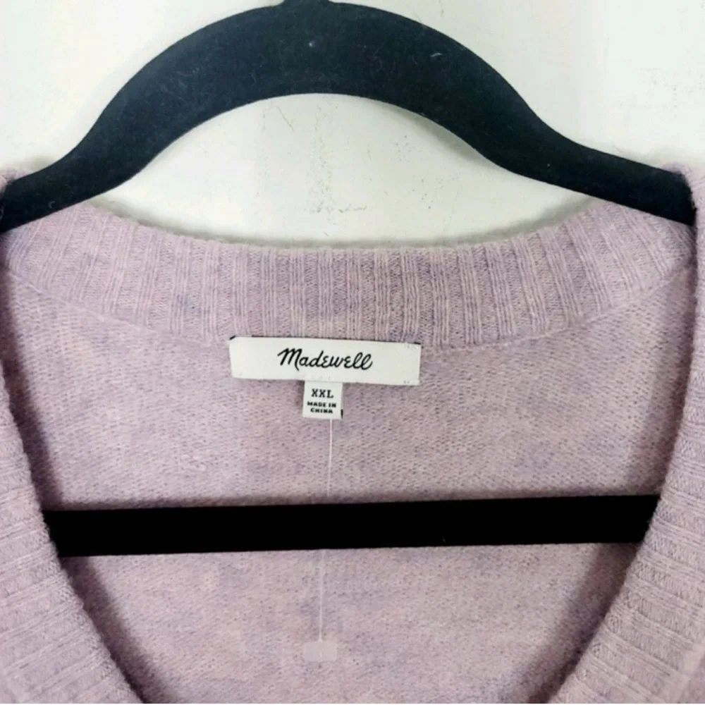 Madewell lavender lightweight crewneck sweater - Picture 3 of 4